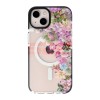 Husa iPhone 13, Antishock cu functie Magsafe, Flowers